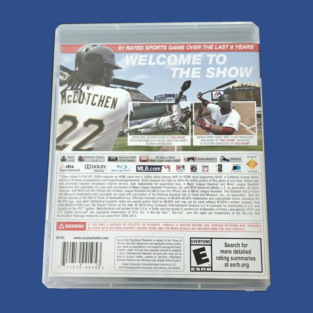 MLB 14: The Show — dos du boîtier