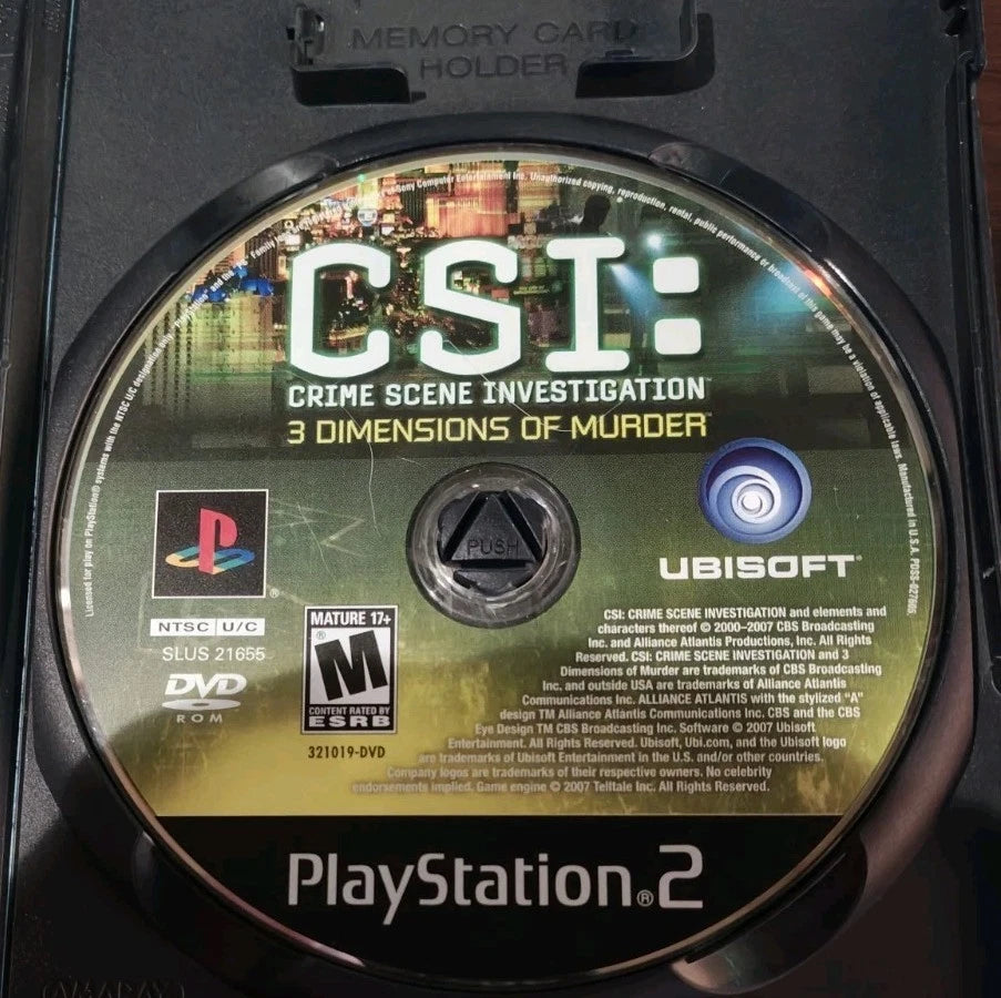 CSI: 3 Dimensions of Murder