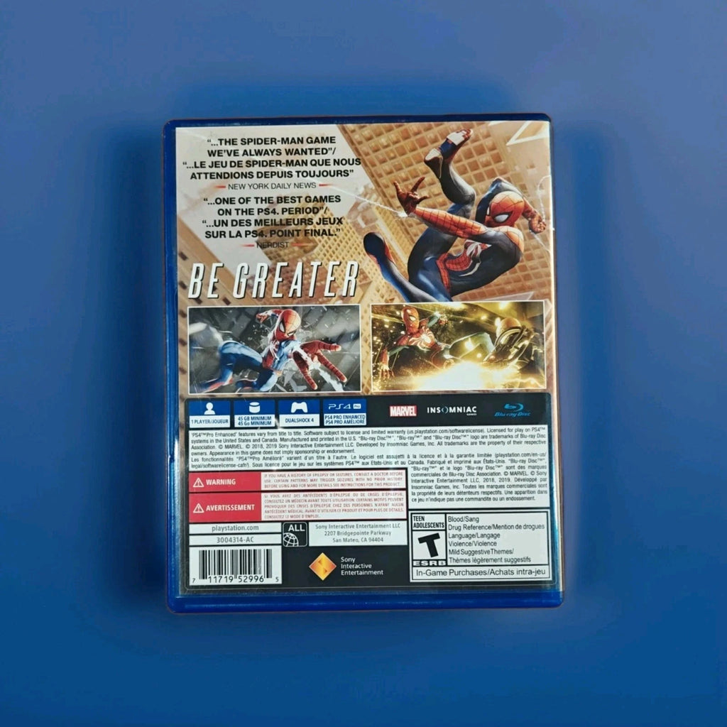 Marvel's Spider-Man : Game Of The Year Edition