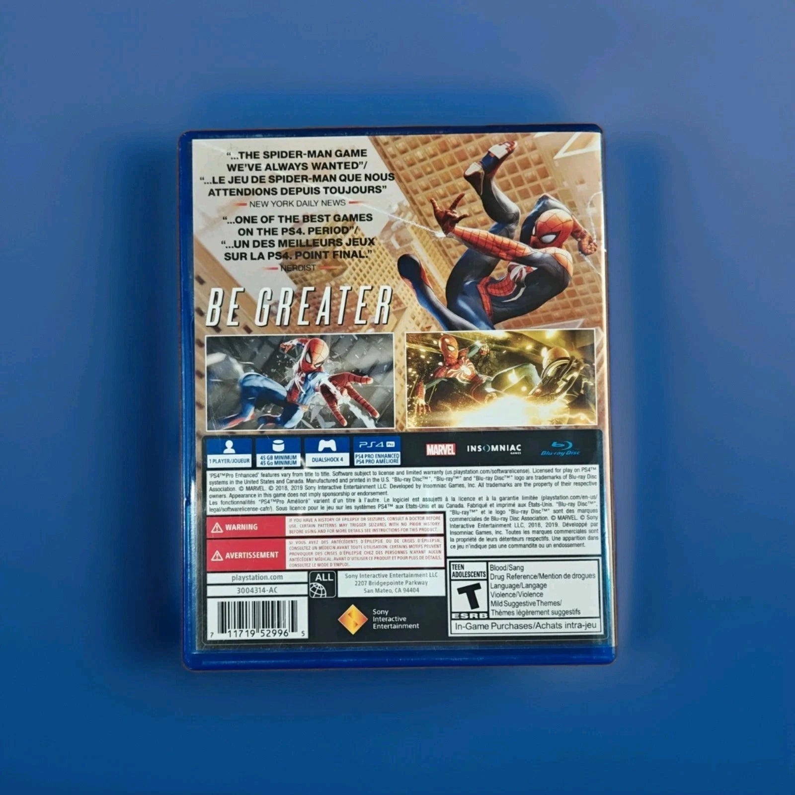 Marvel's Spider-Man : Game Of The Year Edition