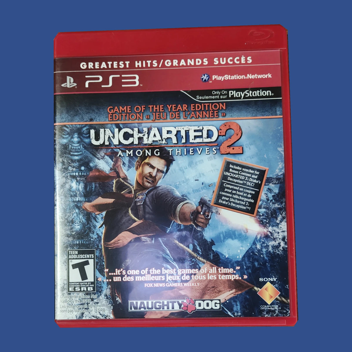 Uncharted 2: Among Thieves — Game of the Year Edition — PS3 — photo de l’article